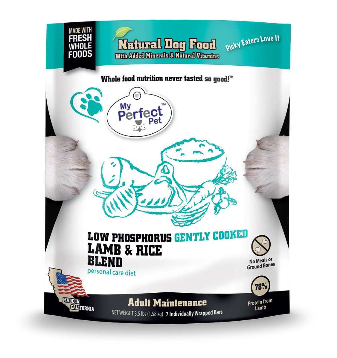 My Perfect Pet Low Phosphorus Lamb & Rice Blend