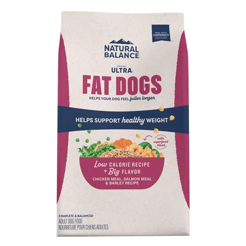 Natural Balance Fat Dogs Chicken Meal Salmon Meal & Barley Dry Food 24lb