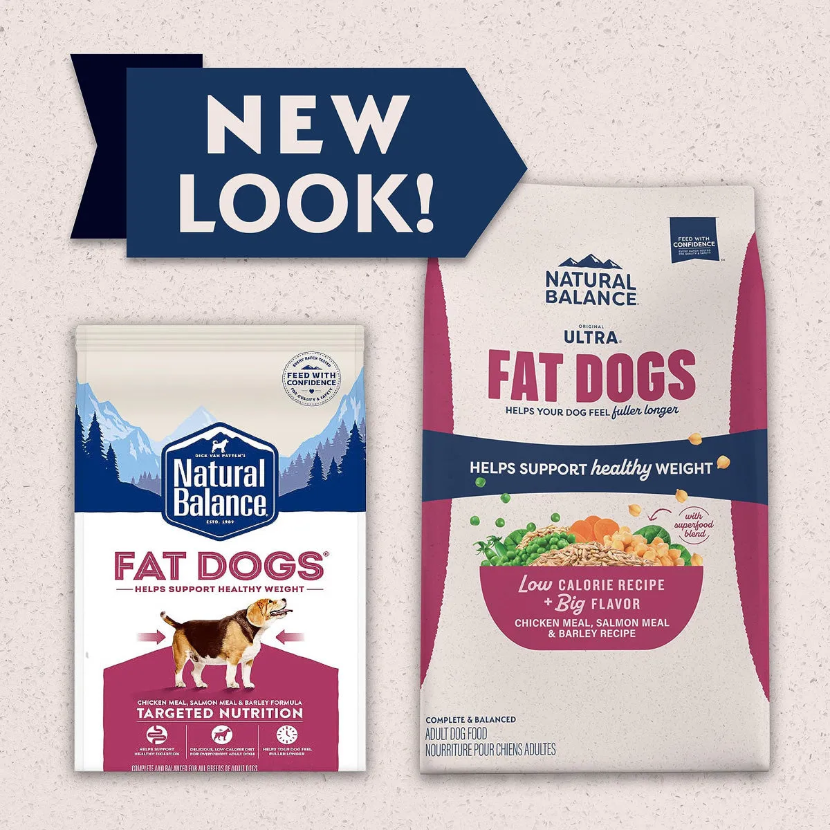 Natural Balance Fat Dogs Chicken Meal Salmon Meal & Barley Dry Food 24lb