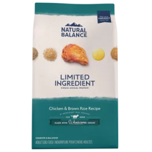 Natural Balance LID Chicken & Brown Rice Dry Dog Food