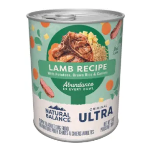 Natural Balance Ultra Lamb Pate Wet Dog Food