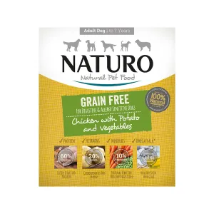 Naturo Adult Grain Free Chicken, Potato & Veg 400g