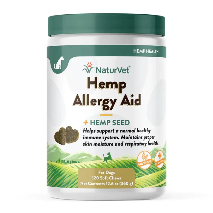 NaturVet Hemp Allergy Aid   Hemp Seed for Dogs