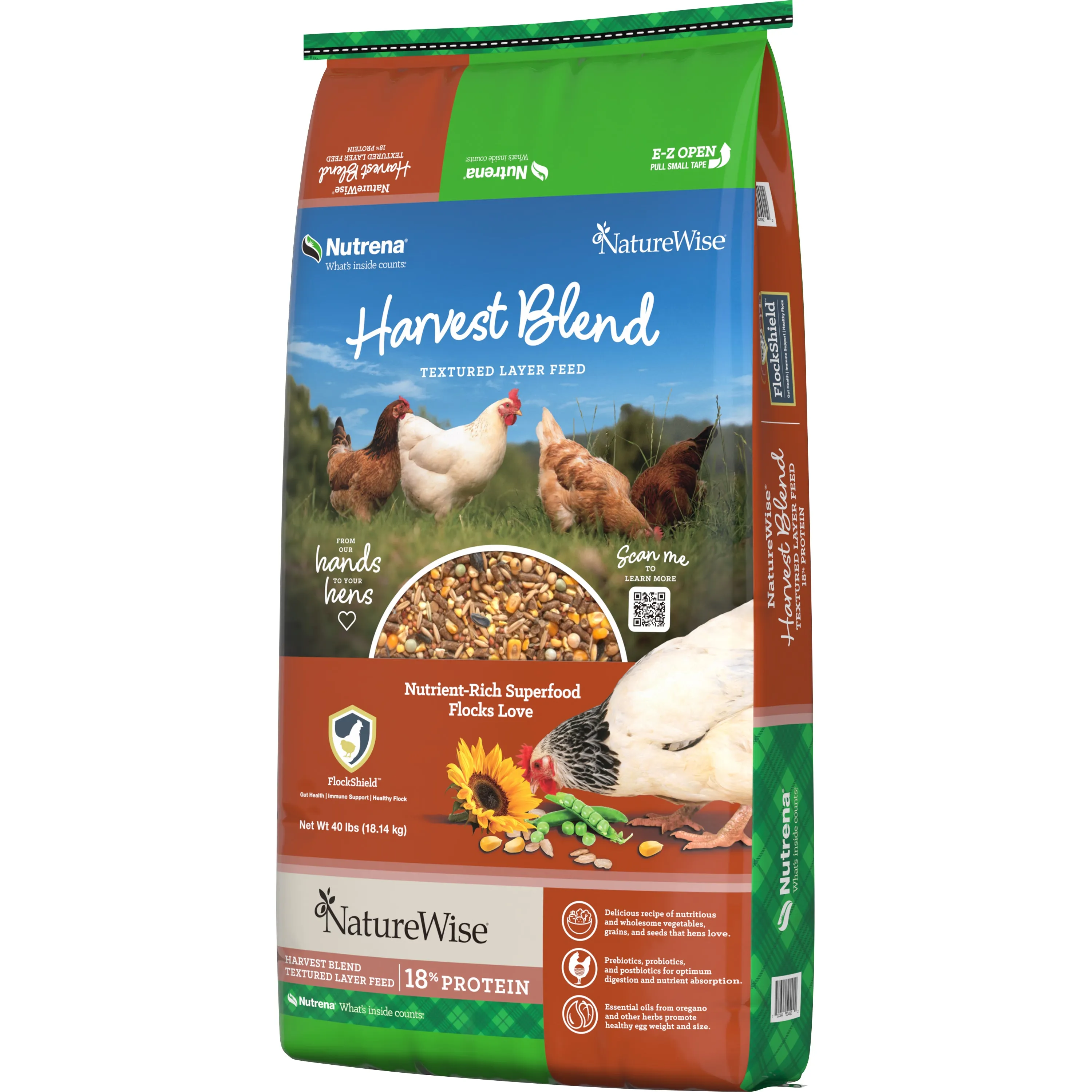 Nutrena Harvest Blend 18% Textured Chicken Feed