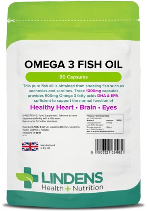 Omega 3 Fish Oil (30% DHA-EPA) Capsules