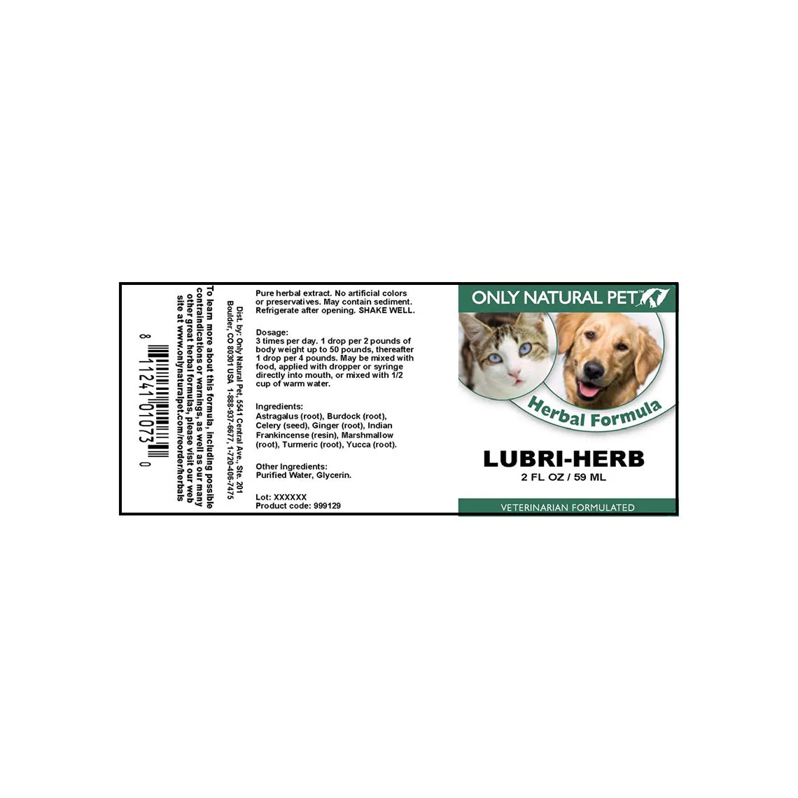 Only Natural Pet Lubri-Herb Herbal Formula