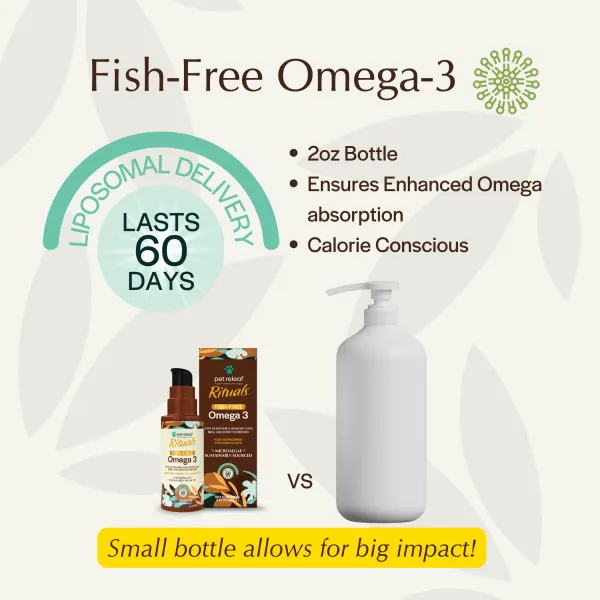 Pet Releaf Rituals Fish Free Omega 3 for Dogs & Cats