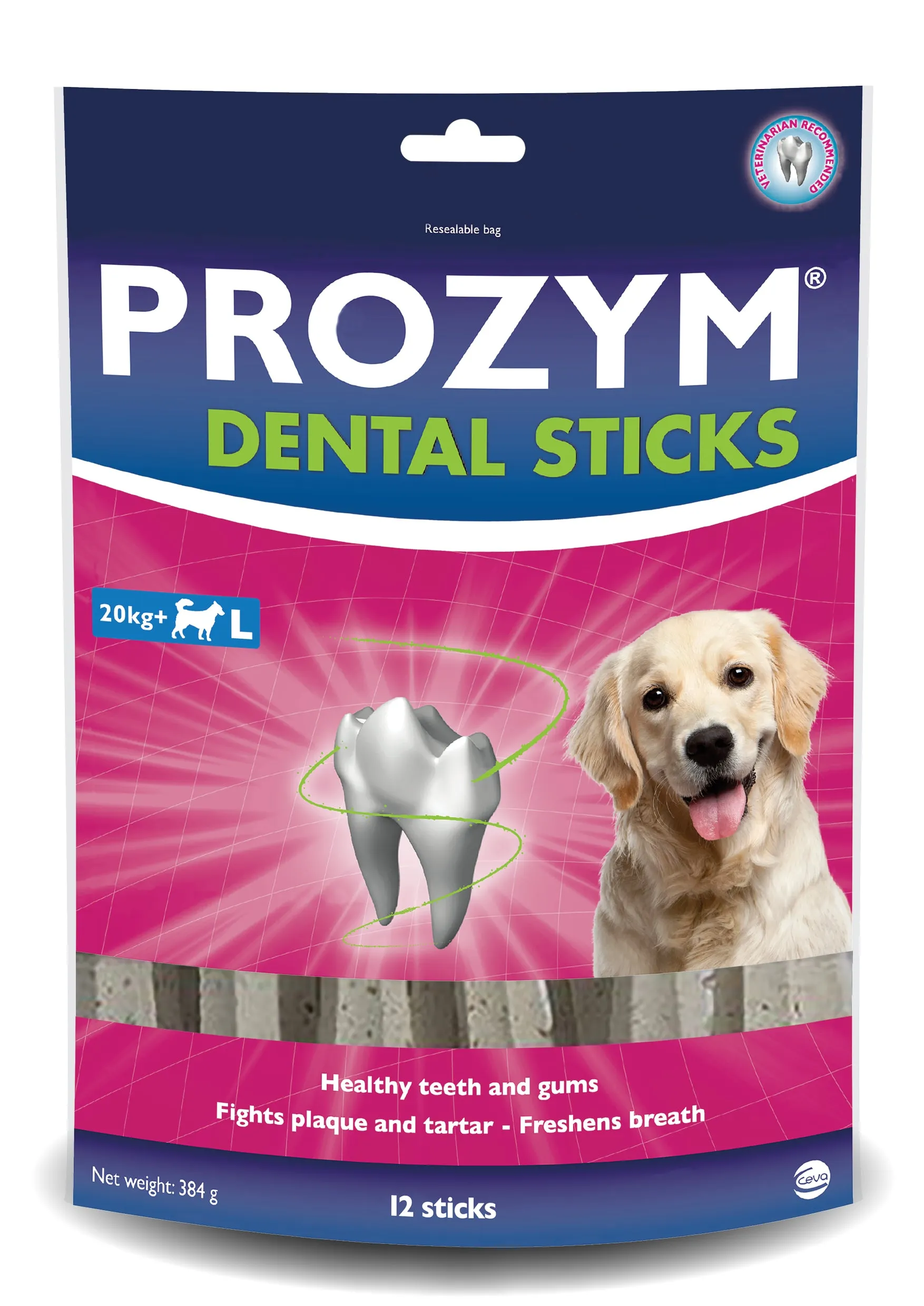 Prozym Dog Dental Sticks Large 384g