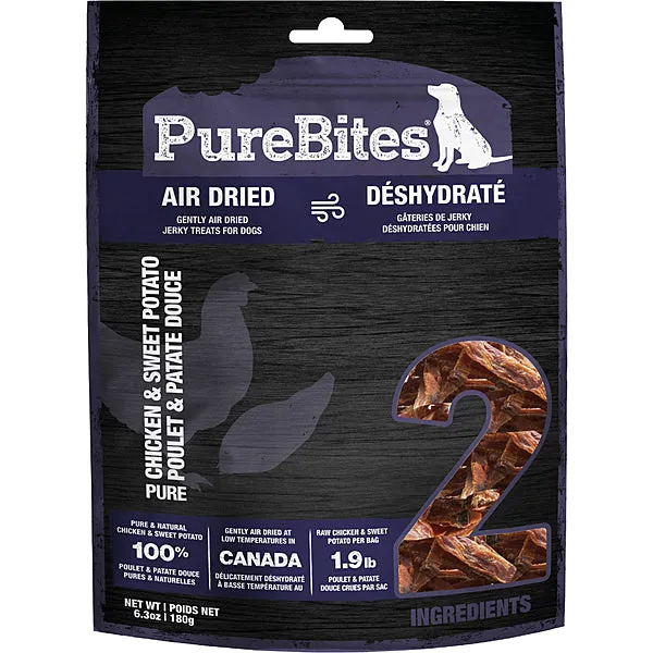 PureBites Air Dried Chicken Jerky & Sweet Potato 180GM