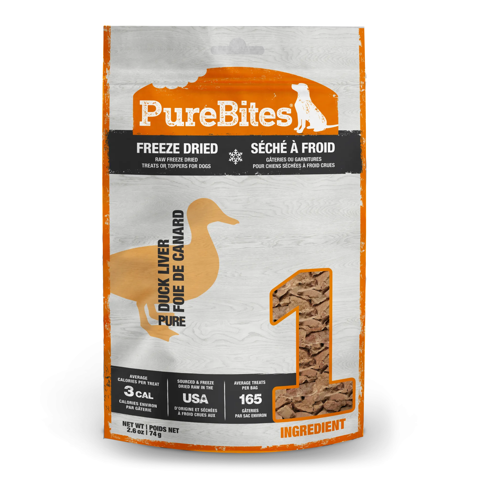 PureBites Freeze Dried Duck Dog