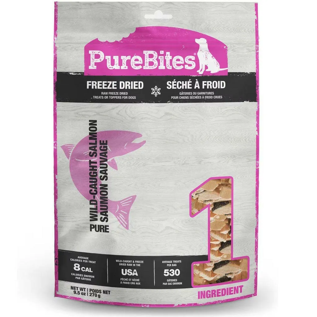 PureBites Freeze-Dried Salmon Treats for Dogs