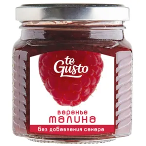 Raspberry Preserve with Apple Juice SUGAR FREE, Te Gusto, 300g/ 10.58oz