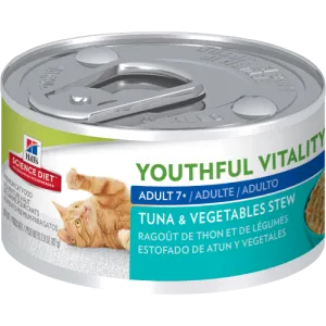 Science Diet Cat Youthful Vitality 7  Tuna Wet Cat Food