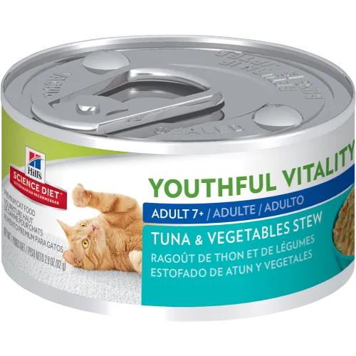 Science Diet Cat Youthful Vitality 7  Tuna Wet Cat Food