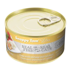 Snappy Tom Wet Cat Food Lites Tuna With Shrimp & Calamari