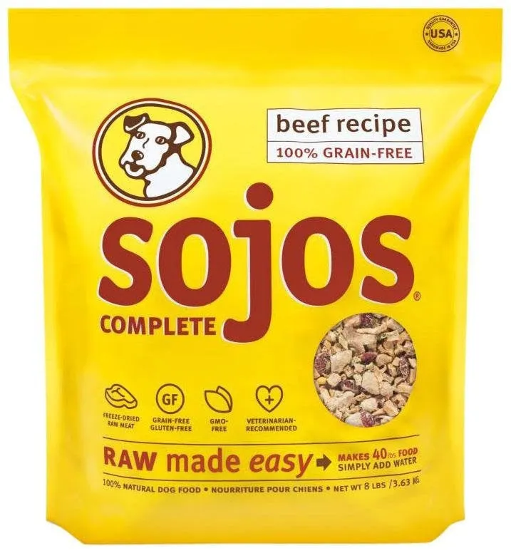 SOJOS Raw Dog Food Mixes; Available in 4 Flavors