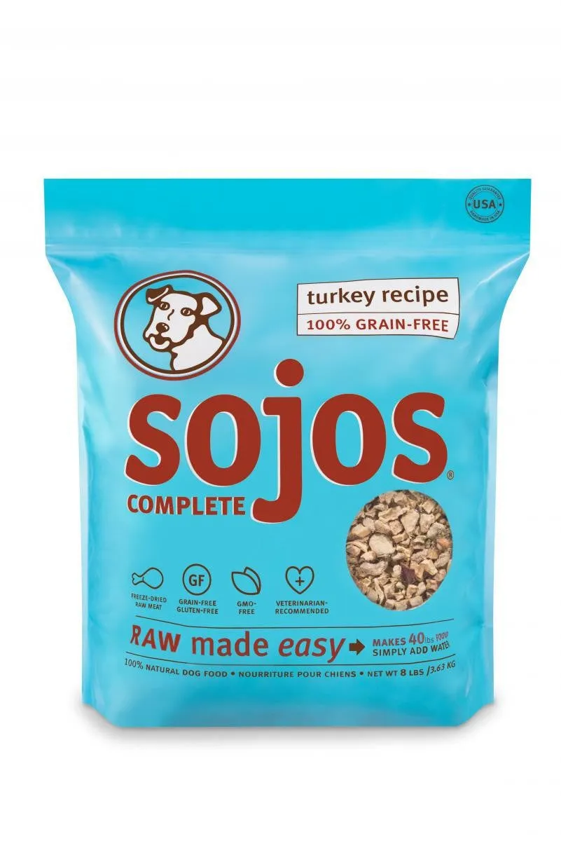 SOJOS Raw Dog Food Mixes; Available in 4 Flavors