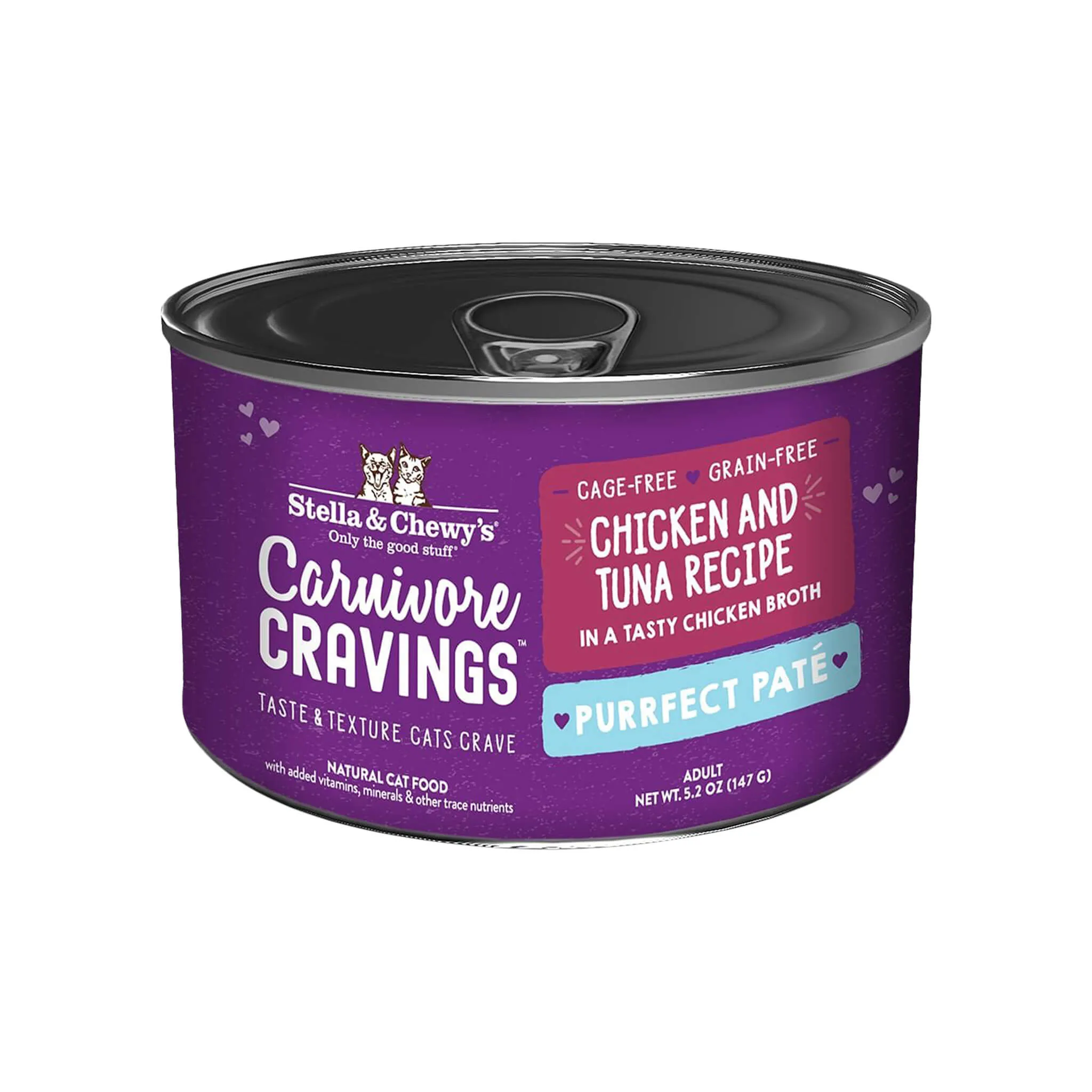 Stella & Chewy's Carnivore Cravings Purrfect Pate Chicken & Tuna Wet Cat Food