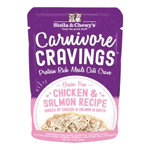 Stella & Chewy's Cat Wet Food Carnivore Cravings Chicken & Salmon 2.8oz