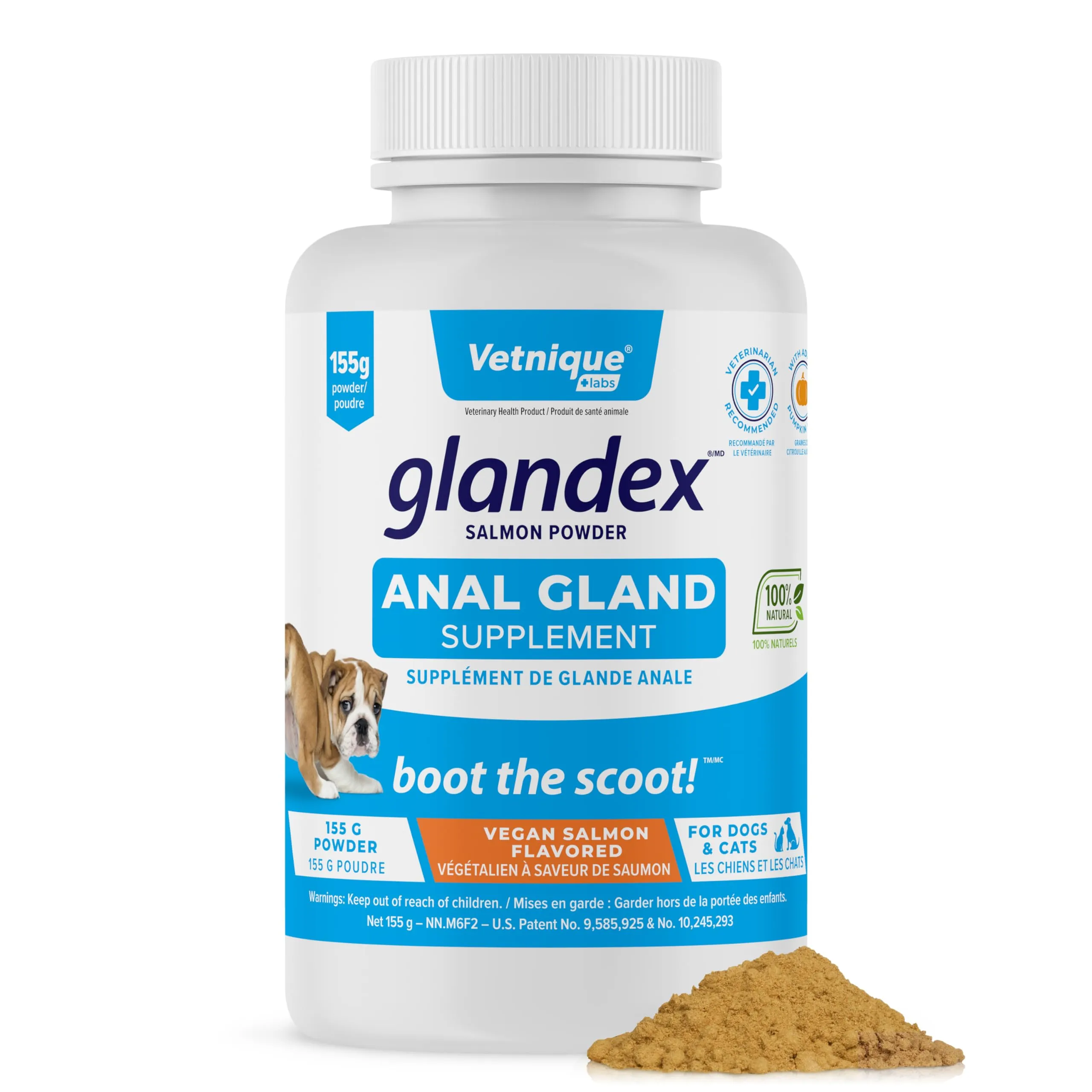 Vetnique Labs Glandex Salmon Vegan Powder