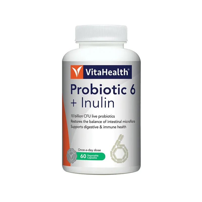 VitaHealth Probiotic 6   Inulin 60s