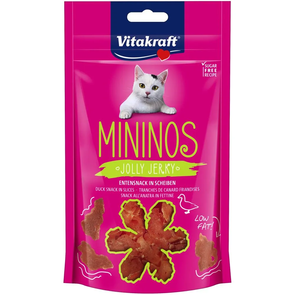 Vitakraft Mininos Jolly Jerky Cat Treats 40g