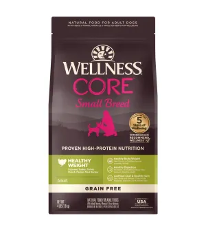 Wellness CORE Small Breed Healthy Weight Grain Free Dry Dog Food (Deboned Turkey, Turkey Meal & Chicken Meal Recipe)