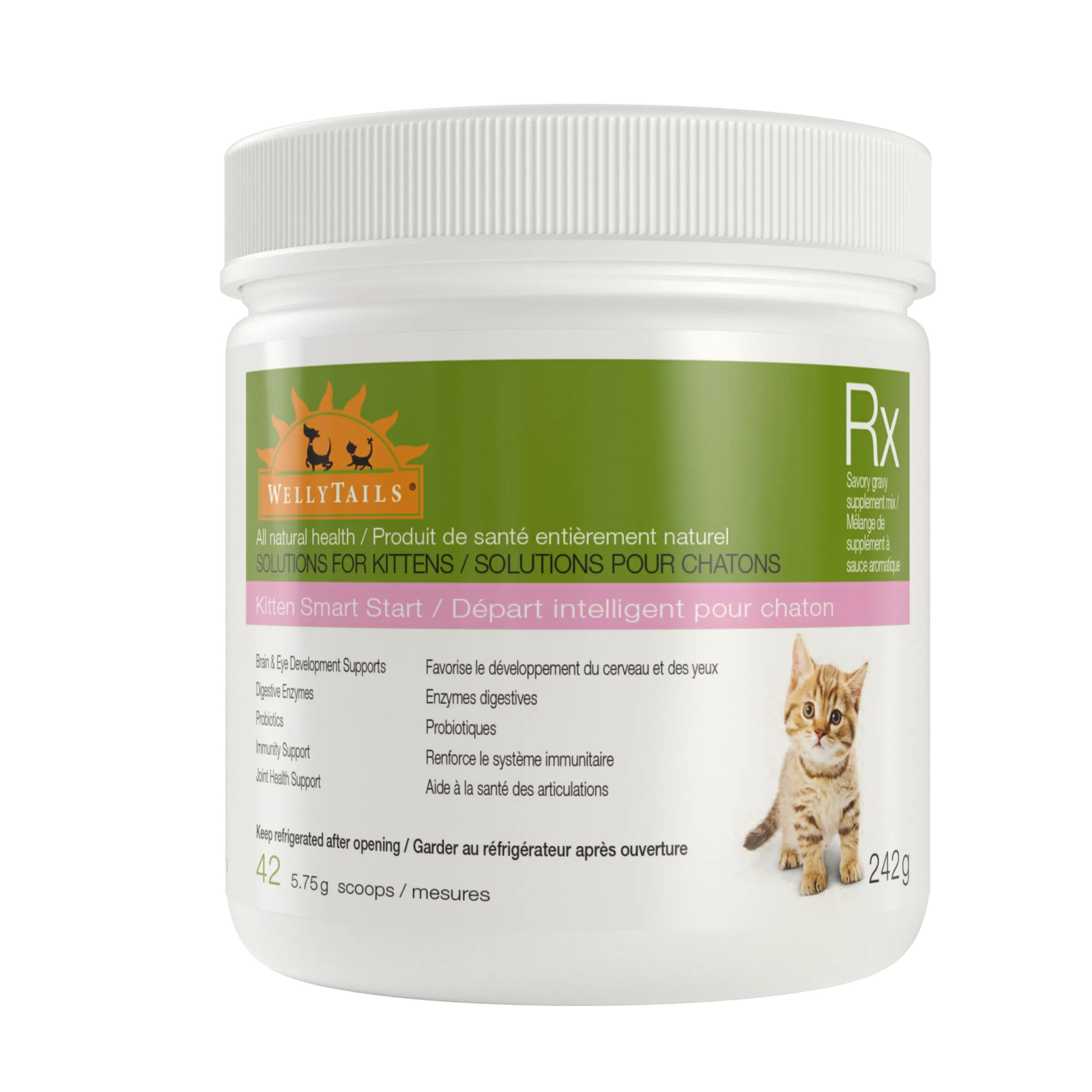 WellyTails Kitten Smart Start Rx Supplement 242 grams