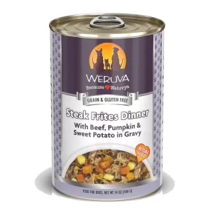 Weruva Steak Frites Beef Pumpkin & Sweet Potato Canned Dog Food