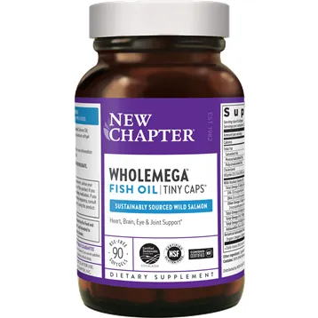 Wholemega 500 mg 90 softgels by New Chapter